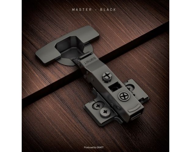 Петля MASTER BLACK внутренняя со встроенным доводчиком, 48мм